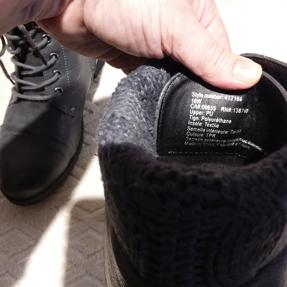 - ⬇️Additionelle wide width moto boots -knit… - Picture 8 of 10